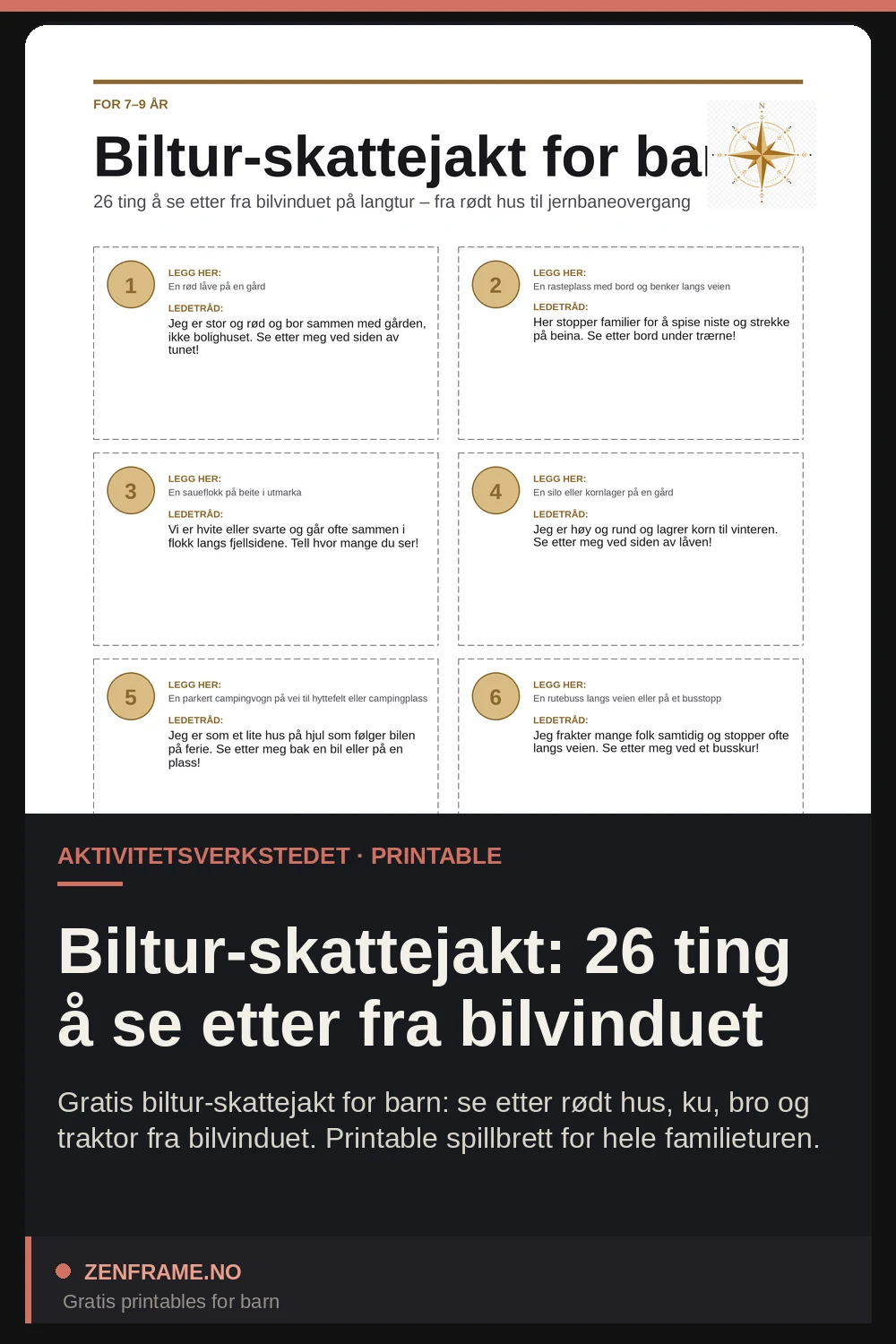 Biltur-skattejagt: 26 ting at kigge efter fra bilvinduet — Zenframe